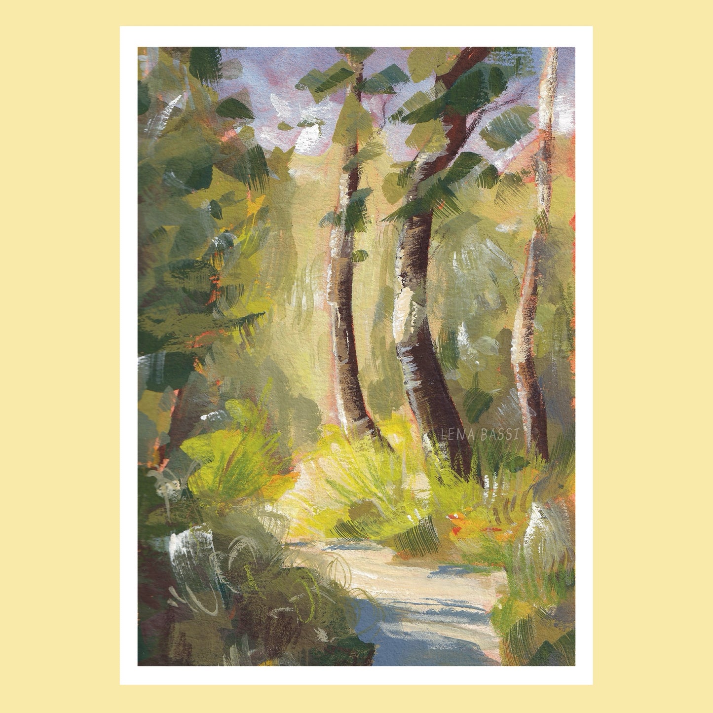 Clairière de Lumière Print fine art