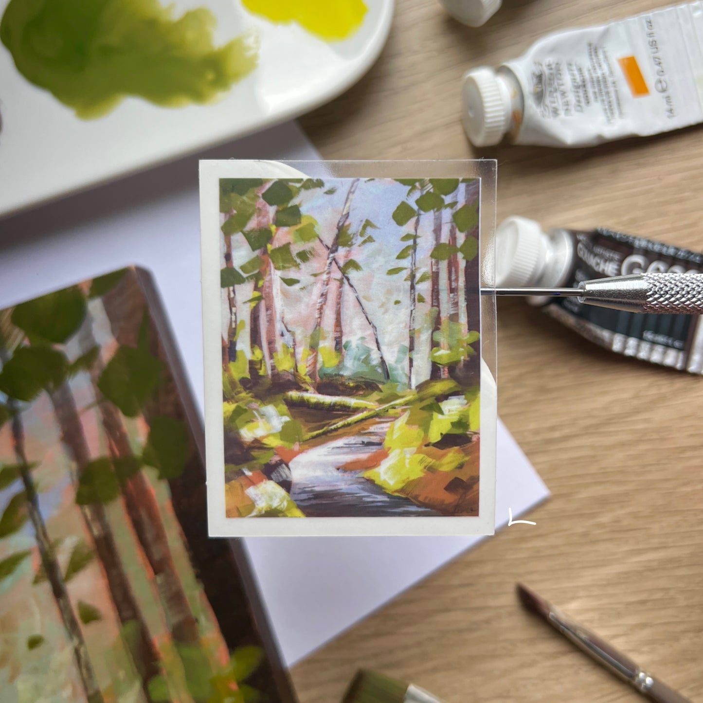 Dans les bois Sticker