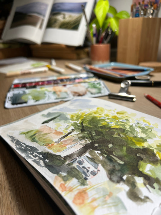 Entraînement à l’aquarelle