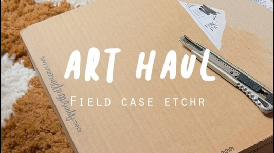 Art haul et unboxing Field case de Etchr