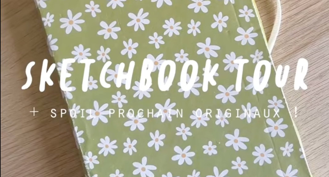Sketchbook tour ☀️ + spoil de mon challenge 30 jours de peintures 🖼️