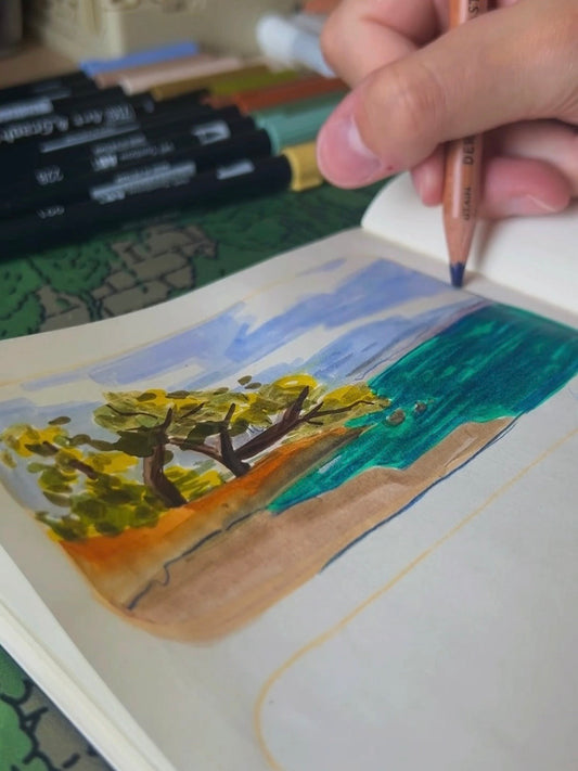 Je finalise ce petit croquis avec vous ✨