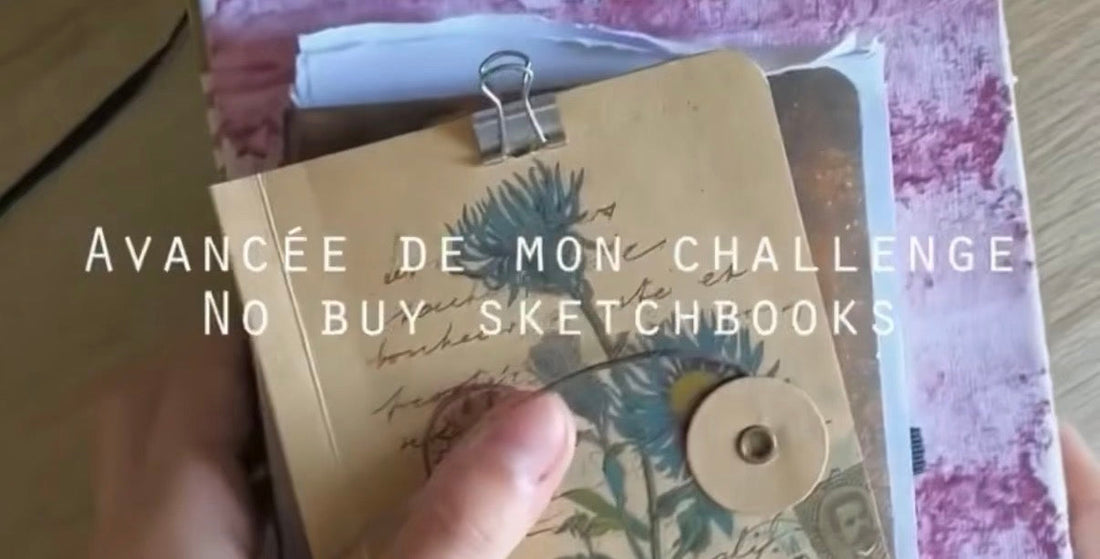 Sketchbook tour - avancée de mon challenge no buy sketchbooks ! 📒