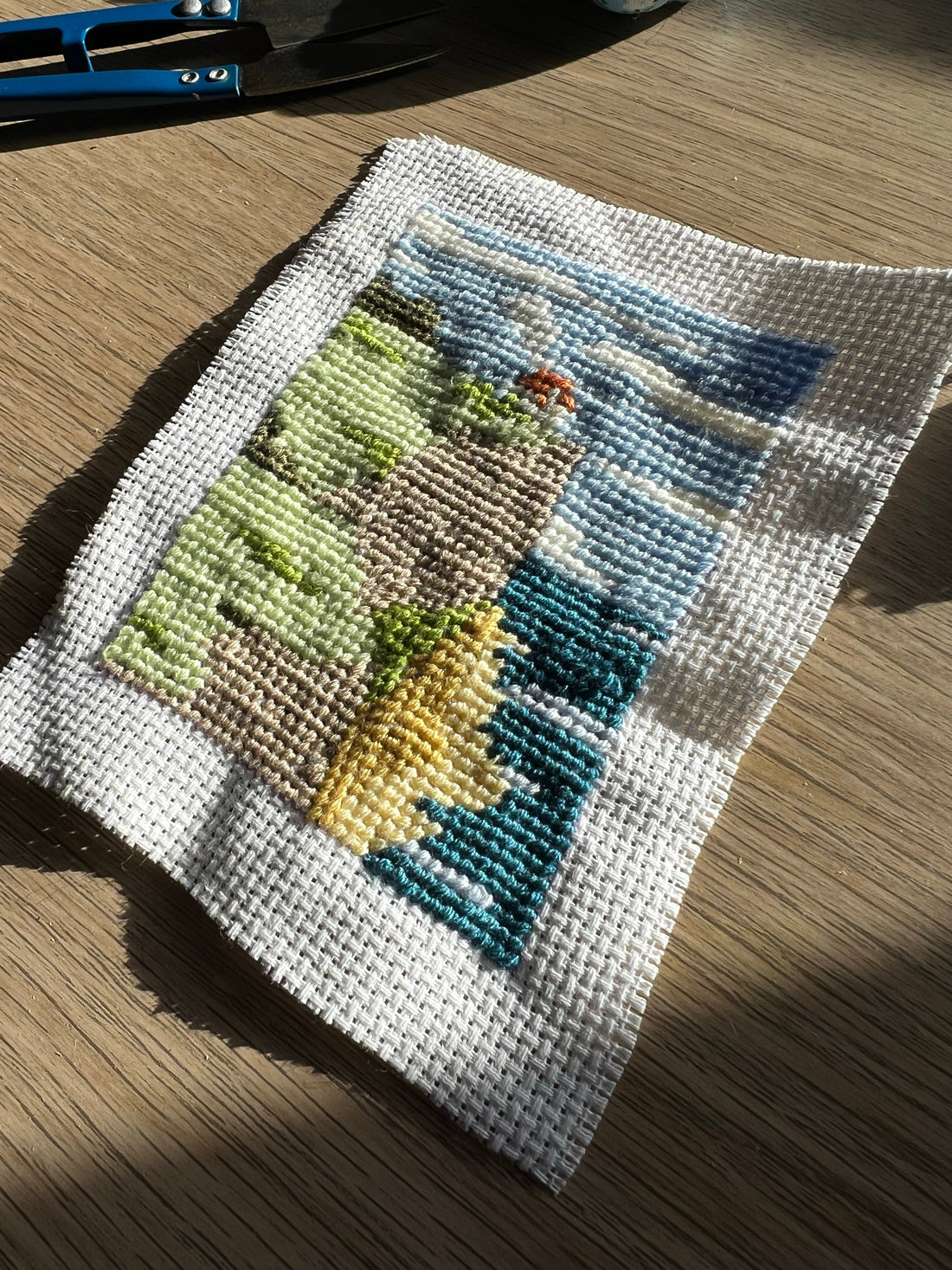 J’ai fini ma broderie 🪡