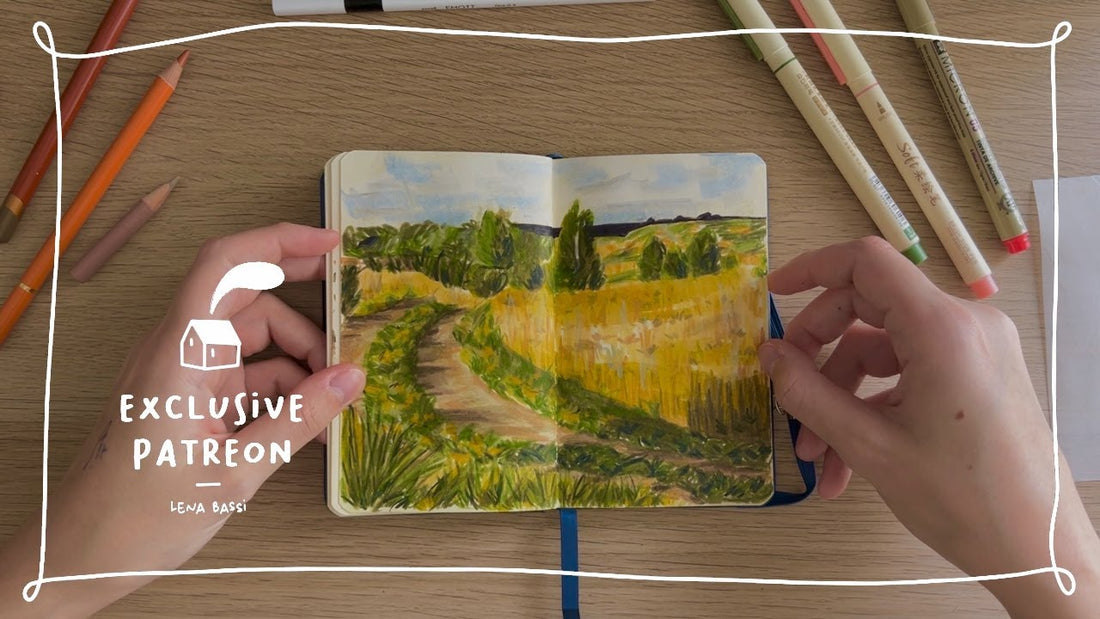 ALL MY ART de février, Sketchbook tour
