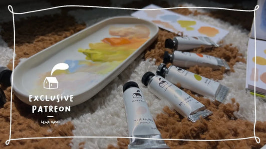 Vlog création du set de gouache de JUIN