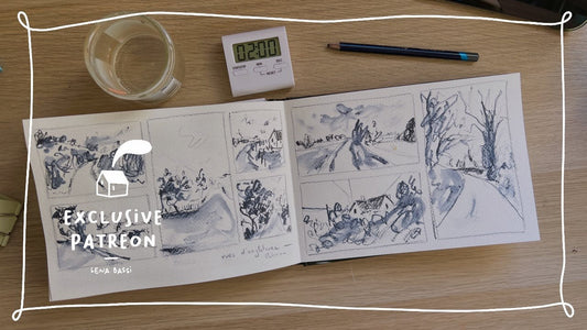 Draw with me Minis paysages en 2 minutes !