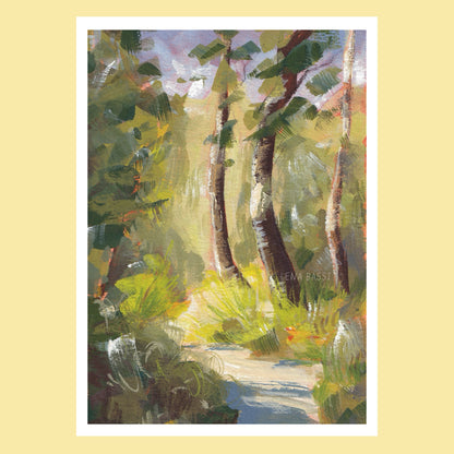 Clairière de Lumière Print fine art