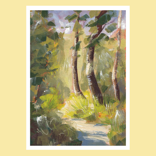 Clairière de Lumière Print fine art
