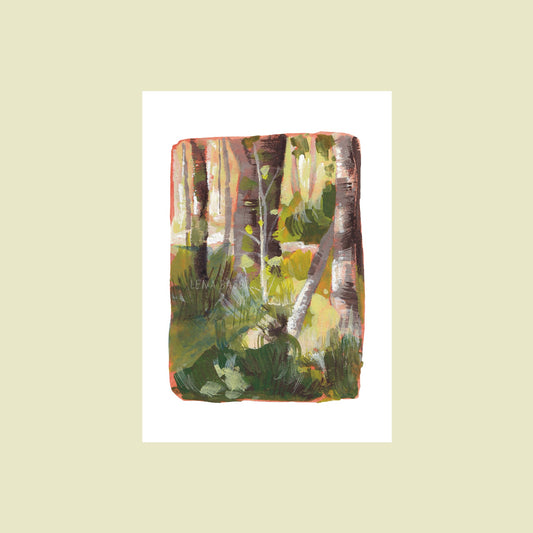 Fragments de forêts A6 Prints fine art