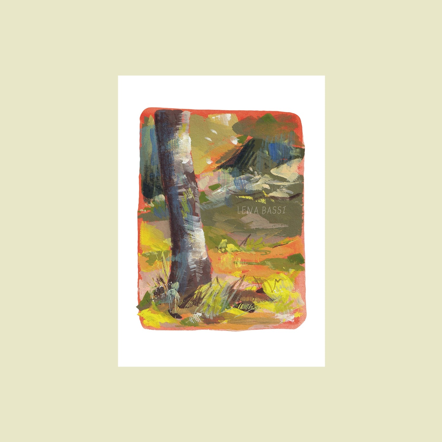 Fragments de forêts A6 Prints fine art
