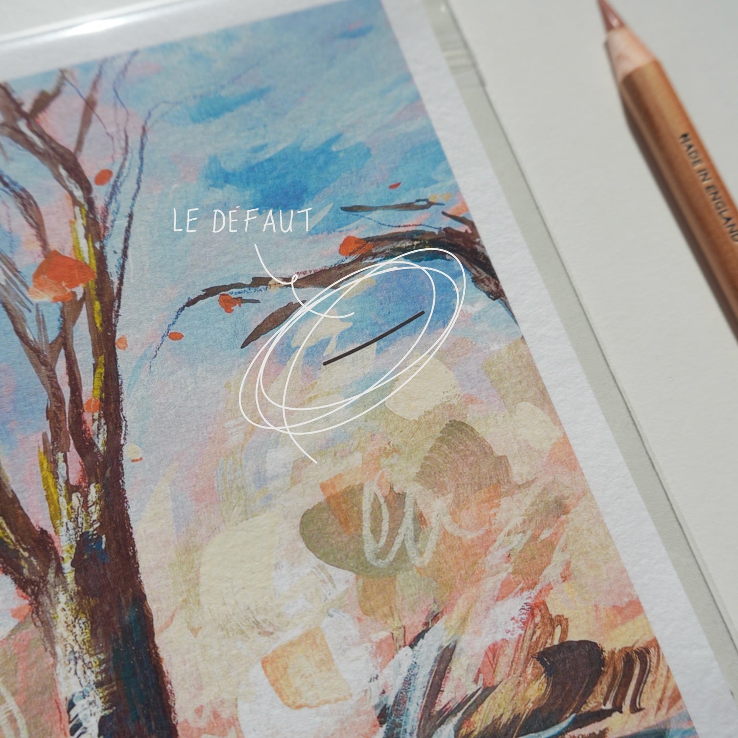 Arbre d’Hiver A5 Print fine art