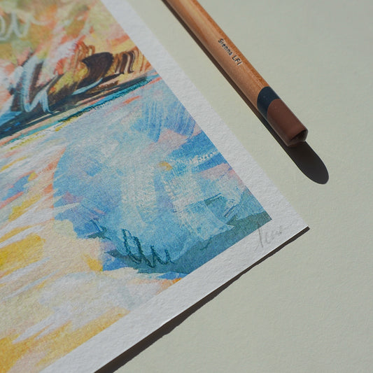 Arbre d’Hiver A5 Print fine art