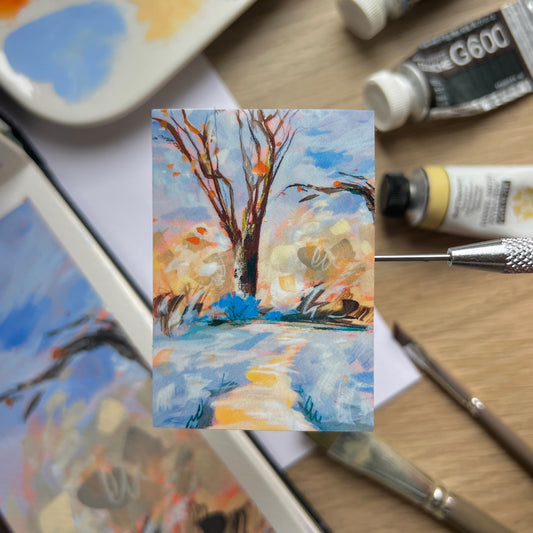 Arbre d’Hiver Sticker