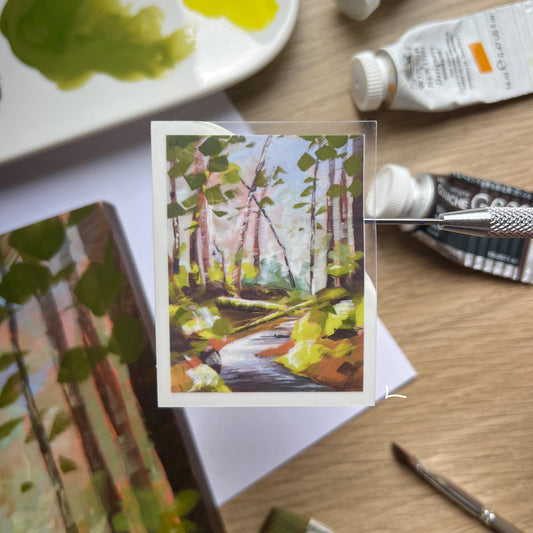 Dans les bois Sticker