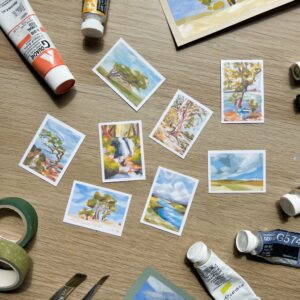 Bundle 30 jours gouaches stickers